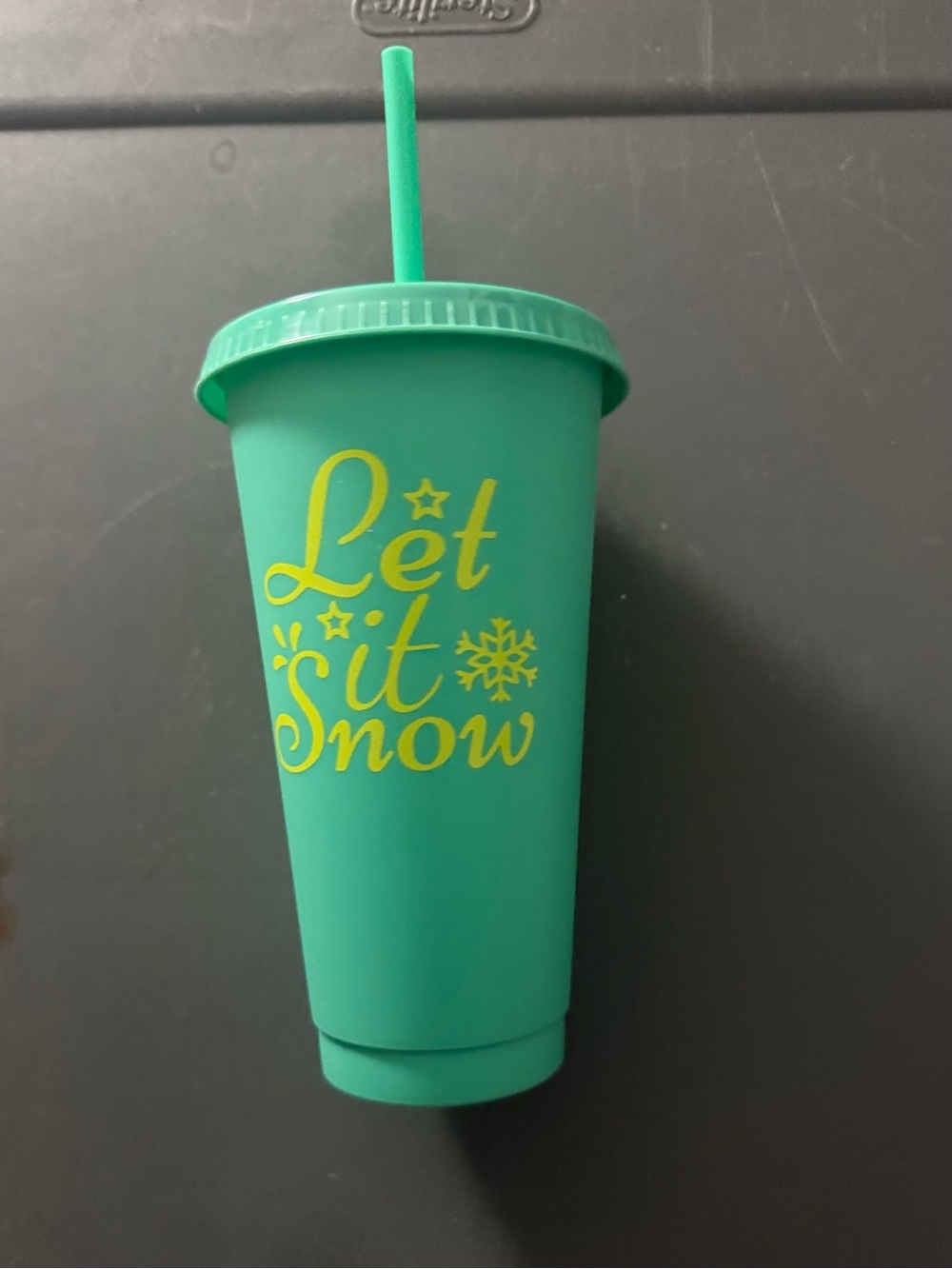 NEW Let It Snow Reusable Tumbler